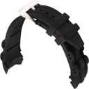 26mm Men's Silicone Watch Strap for Invicta Pro Diver 6977 21930 90082 17887 22309 Rubber watch band Women's Outdoor Sports watch Chain accessories buckle