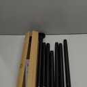 CorkLatta Black Shower Curtain Rod 31 to 104 Inch,1 Inch Diameter Adjustable Spring Tension Curtain Rod No Drilling Stainless Steel Telescoping Rod,No Rust