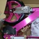 Razor A5 Lux Kick Scooter for Kids Ages 8+ - 8" Urethane Wheels, Anodized Finish Featuring Bold Colors and Graphics, for Riders up to 220 lbs (Pink)