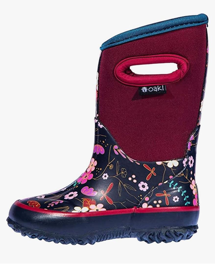 OAKI Kid's Neoprene Rain Boots, Snow Boots, Muck Boots US3/EU34 OAKI Kid's Neoprene Rain Boots, Snow Boots, Muck Boots US3/EU34
