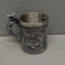 Medieval GOT Dragon D&D Game Mug of Thrones Merchandise Beer Steins Viking Tankard Stainless Coffee Cup Gift Mug for Dragon Collector, Themed Party Decoration