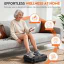 Vibration Plate Exercise Machine, Vibrating Plate for Lymphatic Drainage, 400 Lbs Capacity 250 Speed Levels Whole Body Fat Burner Weight Loss Shake Board, Vibrate Platform Machine