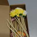 WILLBOND 12 Pieces Artificial Gerbera Daisies Flowers Fake Daisy Faux Boho Daisy Flowers Bouquet 15 in for Boho Birthday Decorations Wedding Home Decor (White,Pink,Yellow,Orange,Rose,Coral)