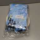 Blue Halloween Birthday Decorations,198pcs Ghost Party Decorations Tableware Happy Boo Day Plates Napkins Cups Tablecloth Banner Swirls,Topper,Balloon for boy Halloween Party Decorations,Serve 24