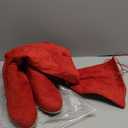 YING LAN Women's Wide Calf Over The Knee Pull On Chunky Block Heel Tall Boots Size 44