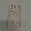 TOCOL Magnetic for iPhone 16 Pro Case, Upgraded Full Camera Protection, Compatible with Magsafe, Drop Protection, Translucent Matte Back Bumper for iPhone 16 Pro 6.3-Inch Desert