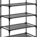 8 Tier Metal Sturdy Shoe Rack for Entryway/Closet, Stores 16-20 Pairs of Shoes, Multi-use Shelf Organizer for Space Saving Storage