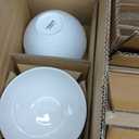 KINGSTONE 24Pcs Vintage Relief White Bone China Set, Service for 8