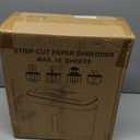 Home Office Paper Shredder,Woolsche 10-Sheet Strip Cut with 3.17-Gallon Basket,P-2 Security Level,CD & Credit Card Shredder,Durable & Fast - Jam Proof System - ETL Certified