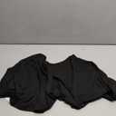 Hilinker Womens Off Shoulder Long Sleeve Crop Tops Sexy Boat Neck Loose Casual T Shirt (Large, Black)