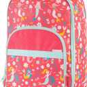 Stephen Joseph, Kids Rolling Carry-On Luggage, 12.5"L x 6.5"W x 18"H, Red Mermaid