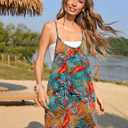 Ekouaer Womens Summer Casual Sleeveless Rompers Loose Spaghetti Strap Shorts Overalls Outfits 2025 Jumpsuits With Pockets (S)