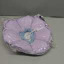 H HIDREAM Soft Cat Cone Collar Cute Adjustable Cat Recovery CollarElizabethan e Collar That can Protect Head and Foot WoundsPurple Flower All-Season Style, Size: M