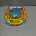 Potaroma Dog Puzzle Toy 2 Levels, Slow Feeder, Pup Food Treat Feeding Dispenser for IQ Training and Entertainment for All Breeds 4.2 Inch Height (Yellow Blue)