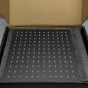 Black Shower Faucet Set, Rainfall Shower System with Square Shower Head and Handle Set, Wall Mounted Shower Fixtures, Full Metal Trim Repair Kit 12 inch Matte Black (With Shower Valve)