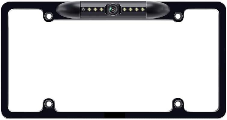 Backup Camera Rear Camera License Plate Camera HD Night Vision with 8 LEDs 170 Viewing Angle Waterproof Rear Back Up Camera