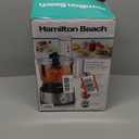 Hamilton Beach Food Processor & Vegetable Chopper for Slicing, Shredding, Mincing, and Puree, 10 Cups + Easy Clean Bowl Scraper, Black and Stainless Steel (70730) (Bowl Scraper, Black and Stainless)