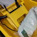 Commercial Mop Bucket with Side-Press Wringer for Floor Cleaning, 35 Quarts, Yellow, Including One Commercial Mop