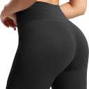 POSHDIVAH Women's Creamluxe Biker Shorts-6"/8" High Waisted Drawstring Running Gym Volleyball Yoga Workout Shorts (Medium, Black)