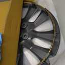 BDK (4-Pack) Premium 16 Inch Rim Wheel Cover Hubcaps for Cars Trucks SUVs Vans, Direct OEM Replacement Universal Fit Snap-On ABS Hubcaps 16 inch Wheel Covers - Set of 4 Hub Caps - 10-Spokes Silver