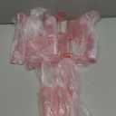 Ciaell 11 Pack Pink Plastic Champagne Flutes - 6oz Ribbed Disposable Champagne Glasses - Pink Vintage Mimosa Glasses with Long Stem, Elegant & Lightweight for Weddings and Party