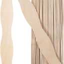30PCS Wooden Sticks for Crafts 8 Inch Craft Sticks Jumbo Fan Handle