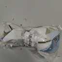 Flowers Eucalyptus Swag Curtain Valance for Kitchen Window,Botanical Blue Beige Floral Leaves Voile Sheer Tier Curtain,Watercolor Plants Rod Pocket Short Swag Topper for Bedroom Cafe 28"x36" 2 Panels