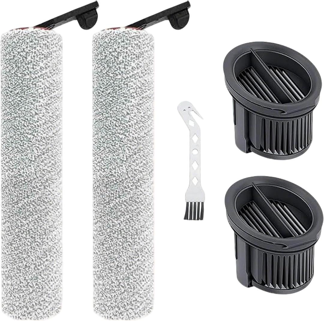 2 x Replacement parts for Mova K30 / K30 Mix / K30 SE robot vacuum cleaners 2 Roller Brush 1 Cleaning Brush 2 HEPA Filter (5 pack)