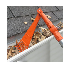 EZ Smart Mini Rake Head – Gutter Rake Tool for Removing Leaves & Debris from Roofs, Gutters & Hard-to-Reach Areas – Fits Standard Acme Thread & Recommended EZ Smart Pole (Not Included)