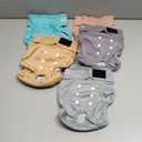 Washable Reusable Female Dog Diapers(5 Pack) Small Medium Large Doggie Puppy & Doggy Dog Diaper, Period Panties in Heat, Large, Pink Purple Brown Green Blue