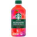 Starbucks Refreshers Concentrate Strawberry Acai, Refreshing Drink, Cold Drinks 32 fl oz, Best By Date: Jun 2026