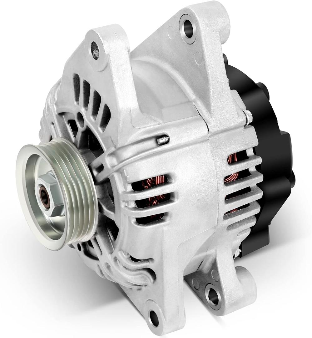 SCITOO Alternator Fits for Kia for Sorento 2003 2004 2005 2006 3.5L - 12V 120Amp CW 5-Groove Pulley, Replace OE 11012 AVA0045 37300-39450 400-40015