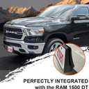 Front License Plate Frame for Ram 1500 DT 2019 2020 2021 2022 2023 2024 Licence Plate Holder fits Perfectly with Curvature of Front Bumper Ram License Plate Frame Replace OE CH1068151 68274215AE