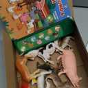 Farm Animals Figures Toys with 10 Realistic Plastic Animal Figurines & Kids Sound Book, Educational Learning Toys Gift for 3 Years Old & Up Toddlers Kids Boys Girls