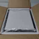 Huuger Nightstand Set of 2, Night Stand with Fabric Drawer, Mesh Shelf, Side Table with Storage, Fabric Drawer Dresser, Open Shelf, Metal Frame, Bedroom, Rustic Brown