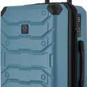 Wrangler ATG Trailway Expandable Hardside Luggage, Storm Blue, 22" Carry-On
