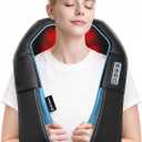 Mo Cuishle Shiatsu Neck and Shoulder Massager with Heat Deep Kneading Massage for Relaxation Ideal for Christmas, Mother's Day, Father's Day, Gifts for Men, Women, Mom and Dad