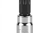 3/8 Inch Drive Torx Bit Socket, T55, Full Polished, Premium CR-V & S2 Alloy Steel Head Made for Auto/Mechanical