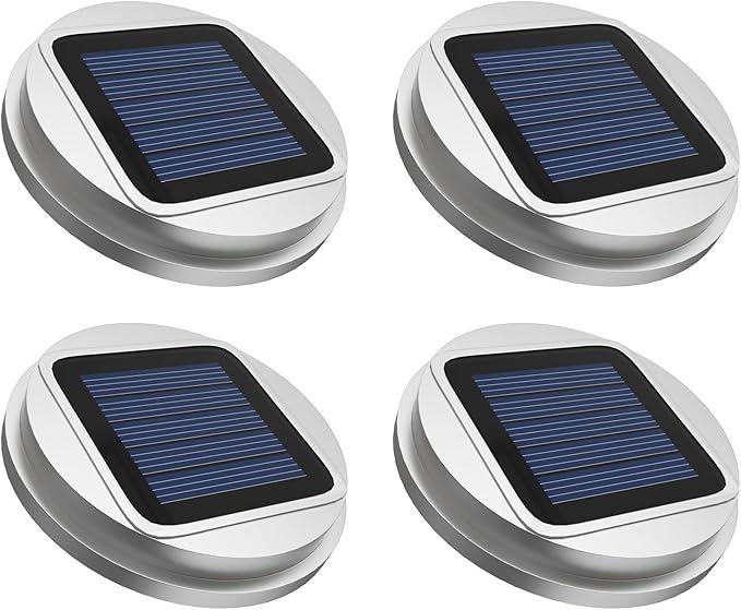 Solar Lights Replacement Top Parts for Outdoor Solar Watering Can Hanging Lanterns with 90 LED String Lithgs Detachable Connector (Warm White ) (4 PCS for Mason Jar)