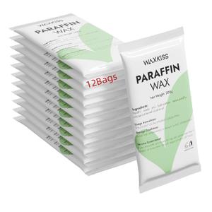 Paraffin Wax for Hand and Feet 12 Packs Colorless Unscented, Paraffin Wax Refills for Dry Skin,Hydration and Nourish