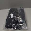 ZESICA Women's 2026 Spring Two Piece Suits Set Casual Business Long Sleeve Blazer Jacket Wide Leg Pants Work Outfits Sets (Large, Black)