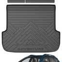 Mixsuper Cargo Liner for Subaru Outback 2020-2025, Cargo Mat Backrest Mat for Outback, All Weather Trunk Mat Backrest Mat TPE Back Seat Cover Protector for Outback Accessories