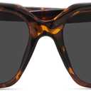 miyya Cat Eye Sunglasses for Women, Trendy Polarized Sunglasses Women, Retro Sun Glasses 2025, UV Protection Shades Smoke Tortoise/Black
