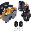 KOHLER P8304-KS-NA Rite-Temp Valve Body and Pressure-Balancing Cartridge Kit with Service Stops, Project Pack Includes 12 Per Case