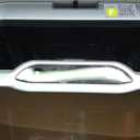 EKO Mirage-T 50 Liter / 13.2 Gallon Touchless Rectangular Motion Sensor Trash Can, Brushed Stainless Steel Finish