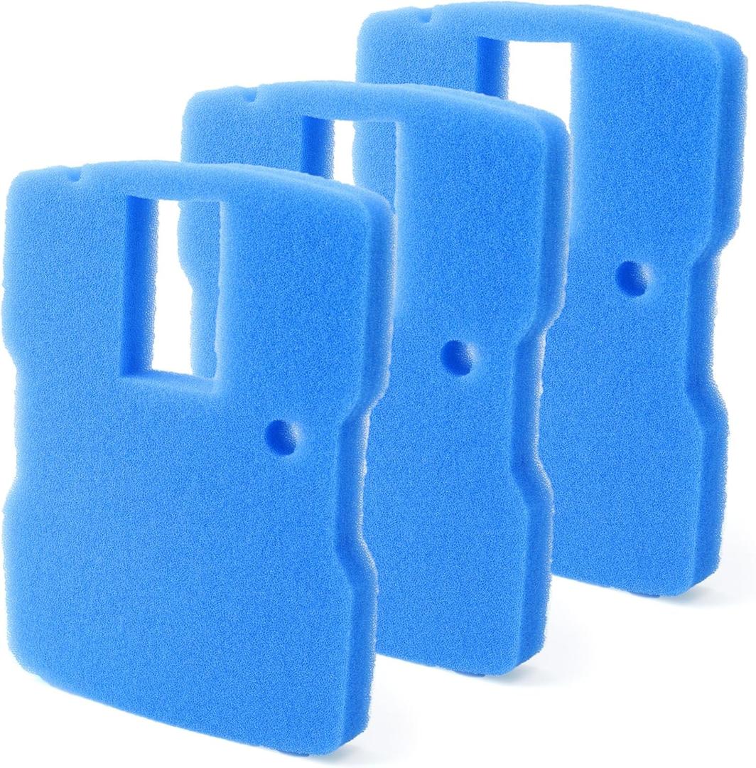 3 PCS Sponge Filter Pads Replacement for Sunsun 660 for GPH Fountain Pump All in One Pond Models CUF-6000 for VIVOHOME 530/660 for GPH Pond Fountain Pumps