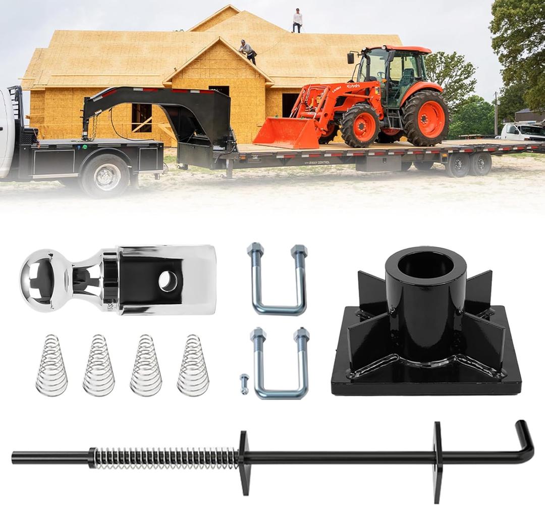Gooseneck Hitch Kit Fit for Flat Beds,GTW 31000 lbs,Replace GNRK1500