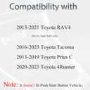 SUPALAND Key Fob Keyless Entry Fits for Toyota Tacoma RAV4 Prius C 4Runner 2013 2014 2015 2016 2017 2018 2019-2023 Remote Control Head Key Replacement HYQ12BDM HYQ12BEL 89070-42820 89070-42D30 H Chip