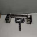 Manual lawn aerator with dual spike plates