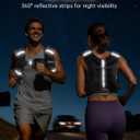 Renoj Weighted Vest for Women Men Fixed Weights for Walking, Running, Training, Exercise, Weight Loss - With Reflective Strips and Storage Pocket, 8 LB.